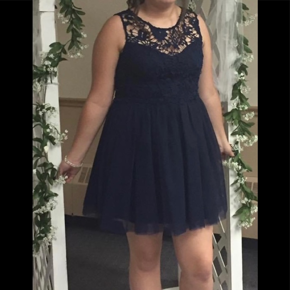 Women’s navy blue dress